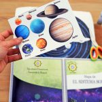 Los materiales para el taller del mapa del sistema solar